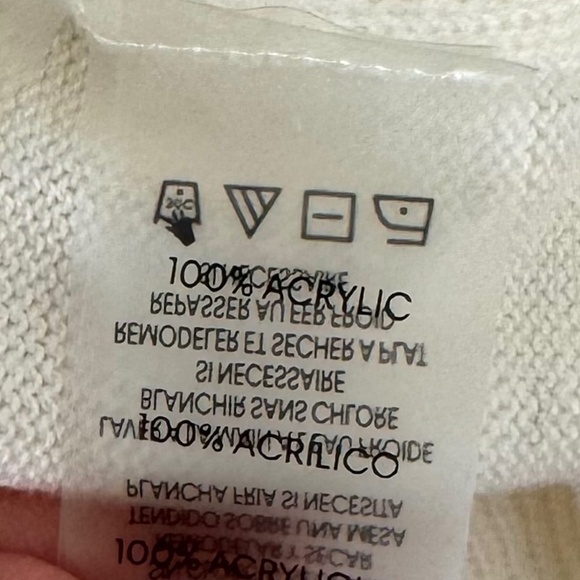 Calvin‎ Klein Off-White Lightweight Cardigan - Picture 10 of 11